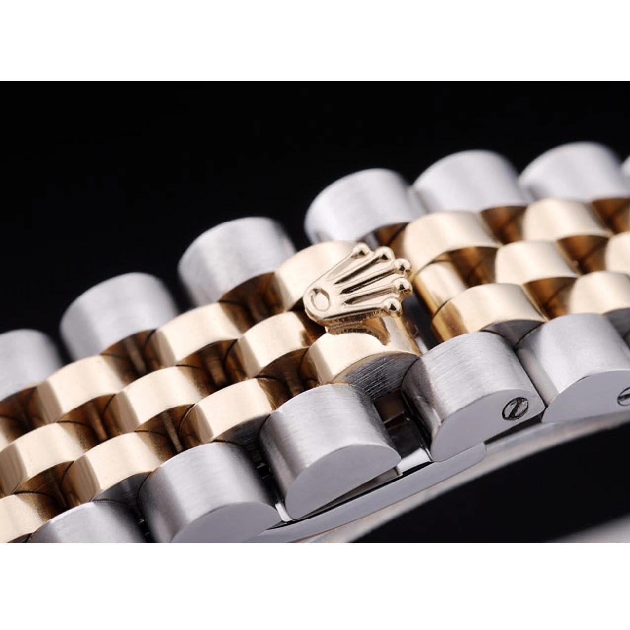 Best AAA Replica Sites Ribbed Diamonds Bezel Rolex 7452 Datejust Dial Gold 0611